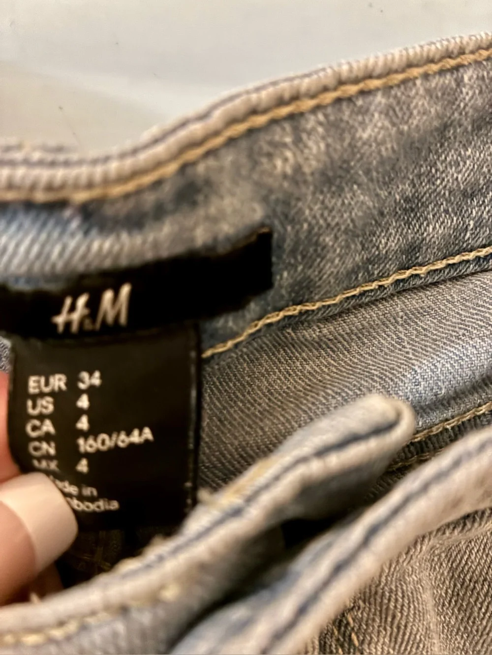 H&M casual rolled